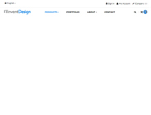 Tablet Screenshot of inventdesign.nl